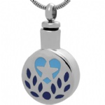 Stainless Steel Urn Cremation Pendant Memorial Jewelry