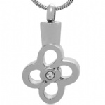 Stainless Steel Urn Cremation Pendant Memorial Jewelry