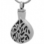 Stainless Steel Urn Cremation Pendant Memorial Jewelry
