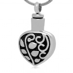 Stainless Steel Urn Cremation Pendant Memorial Jewelry