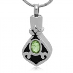 Stainless Steel Urn Cremation Pendant Memorial Jewelry