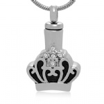Stainless Steel Urn Cremation Pendant Memorial Jewelry