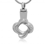 Stainless Steel Urn Cremation Pendant Memorial Jewelry