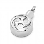 Stainless Steel Urn Cremation Pendant Memorial Jewelry