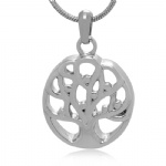 Stainless Steel Urn Cremation Pendant Memorial Jewelry