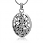 Stainless Steel Urn Cremation Pendant Memorial Jewelry