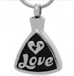 Stainless Steel Urn Cremation Pendant Memorial Jewelry