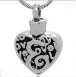 Stainless Steel Urn Cremation Pendant Memorial Jewelry