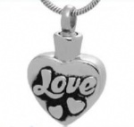 Stainless Steel Urn Cremation Pendant Memorial Jewelry