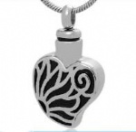 Stainless Steel Urn Cremation Pendant Memorial Jewelry