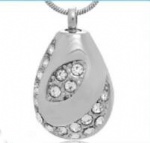 Stainless Steel Urn Cremation Pendant Memorial Jewelry