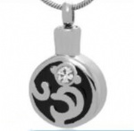 Stainless Steel Urn Cremation Pendant Memorial Jewelry
