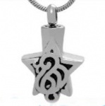Stainless Steel Urn Cremation Pendant Memorial Jewelry