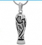 Stainless Steel Urn Cremation Pendant Memorial Jewelry