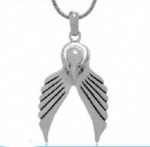 Stainless Steel Urn Cremation Pendant Memorial Jewelry