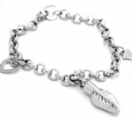 Stainless Steel Urn Cremation Bracelet Memorial Jewelry