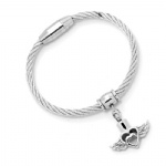 Stainless Steel Urn Cremation Bracelet Memorial Jewelry