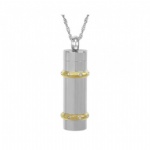 Stainless Steel Urn Cremation Pendant Memorial Jewelry