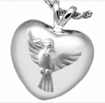 Stainless Steel Urn Cremation Pendant Memorial Jewelry
