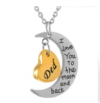 Stainless Steel Urn Cremation Pendant Memorial Jewelry