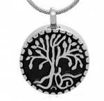 Stainless Steel Urn Cremation Pendant Memorial Jewelry
