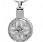Stainless Steel Urn Cremation Pendant Memorial Jewelry