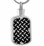 Stainless Steel Urn Cremation Pendant Memorial Jewelry