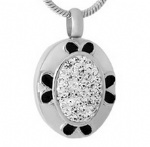 Stainless Steel Urn Cremation Pendant Memorial Jewelry