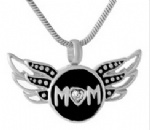 Stainless Steel Urn Cremation Pendant Memorial Jewelry
