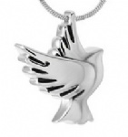 Stainless Steel Urn Cremation Pendant Memorial Jewelry