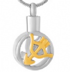 Stainless Steel Urn Cremation Pendant Memorial Jewelry