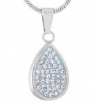 Stainless Steel Urn Cremation Pendant Memorial Jewelry