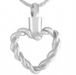 Stainless Steel Urn Cremation Pendant Memorial Jewelry
