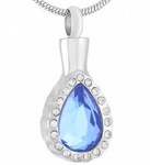 Stainless Steel Urn Cremation Pendant Memorial Jewelry