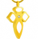 Stainless Steel Urn Cremation Pendant Memorial Jewelry