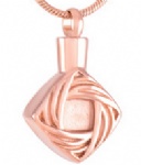 Stainless Steel Urn Cremation Pendant Memorial Jewelry