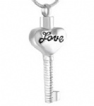 Stainless Steel Urn Cremation Pendant Memorial Jewelry