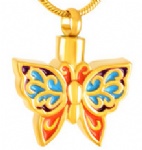 Stainless Steel Urn Cremation Pendant Memorial Jewelry