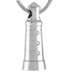 Stainless Steel Urn Cremation Pendant Memorial Jewelry