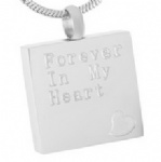 Stainless Steel Urn Cremation Pendant Memorial Jewelry
