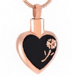 Stainless Steel Urn Cremation Pendant Memorial Jewelry