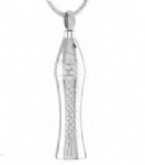 Stainless Steel Urn Cremation Pendant Memorial Jewelry