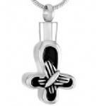Stainless Steel Urn Cremation Pendant Memorial Jewelry