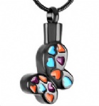 Stainless Steel Urn Cremation Pendant Memorial Jewelry