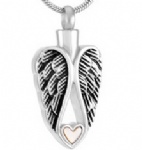 Stainless Steel Urn Cremation Pendant Memorial Jewelry