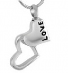 Stainless Steel Urn Cremation Pendant Memorial Jewelry