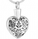 Stainless Steel Urn Cremation Pendant Memorial Jewelry