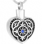 Stainless Steel Urn Cremation Pendant Memorial Jewelry