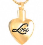 Stainless Steel Urn Cremation Pendant Memorial Jewelry