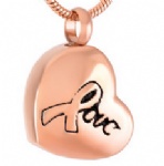 Stainless Steel Urn Cremation Pendant Memorial Jewelry
